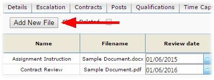 Add New File - Documment