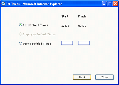Select Times