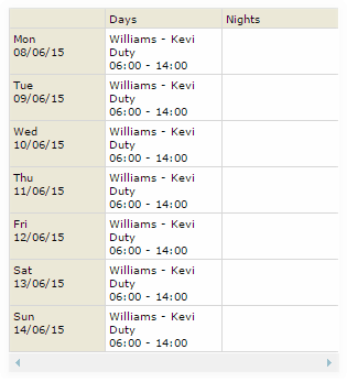Scheduled Events (Live)