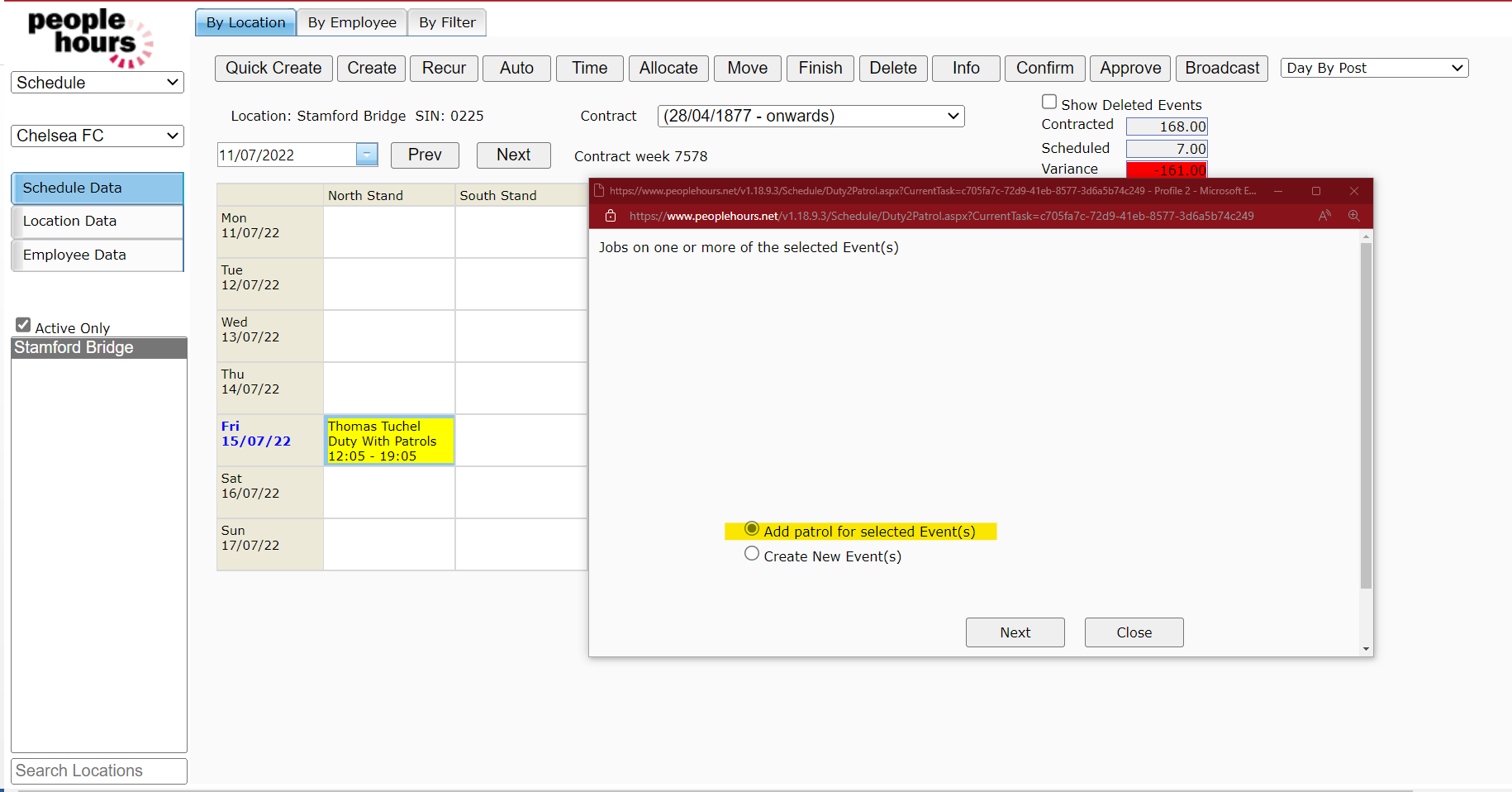 Adding Patrols to Duties 11