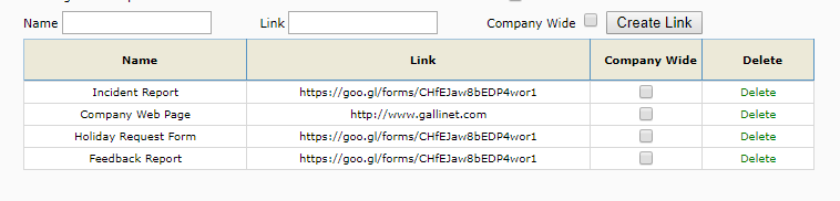 TelMe Web Links