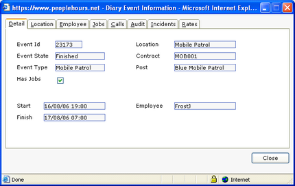 Event Detail Event Detail