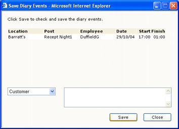 Save and Confirm