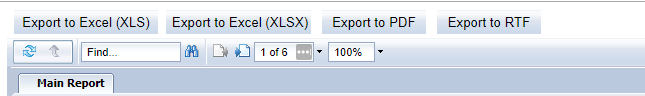 report navigation bar