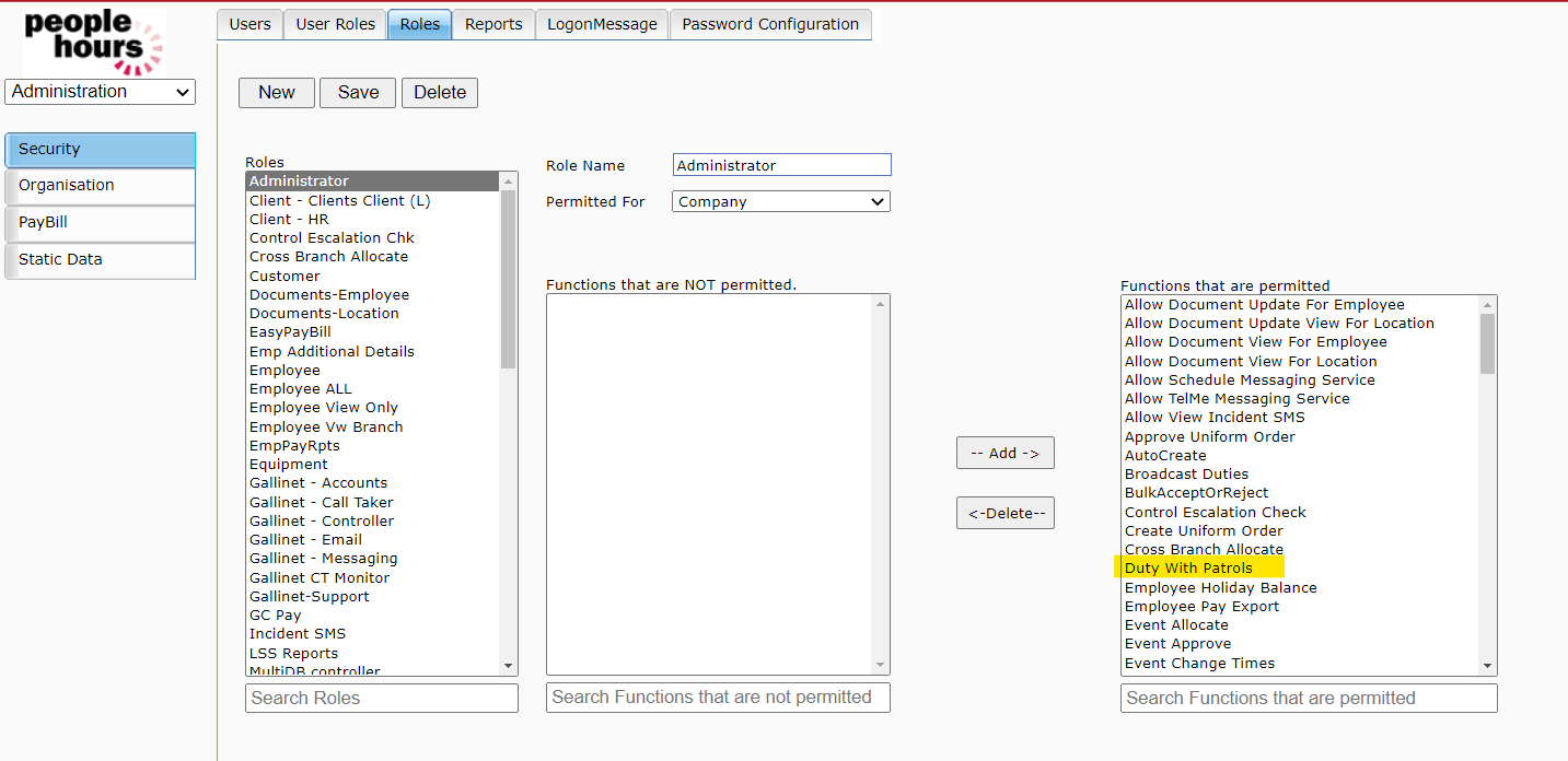 Adding Patrols to Duties 1