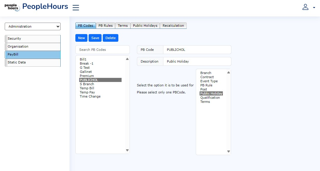 PBCode Window