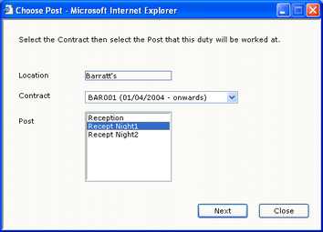 Select Contract