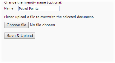 Modify Document Options