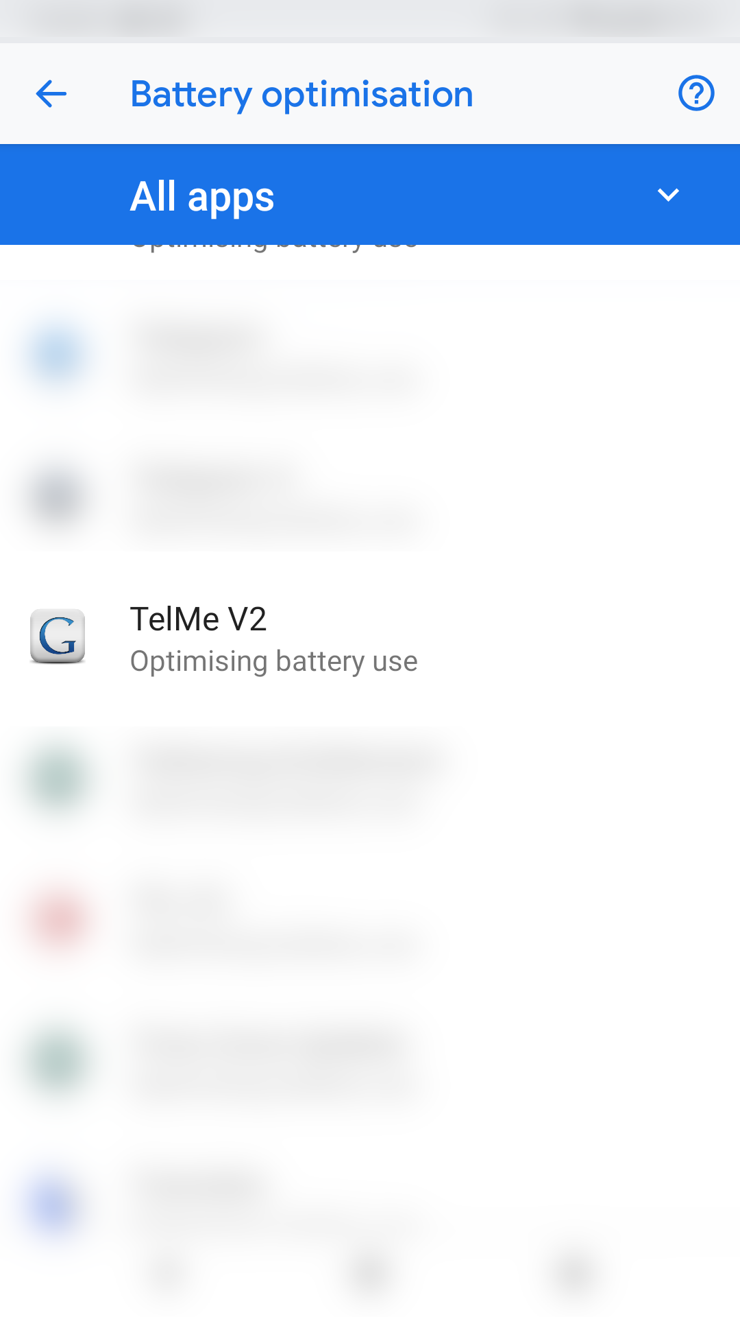 Battery optimisation 1