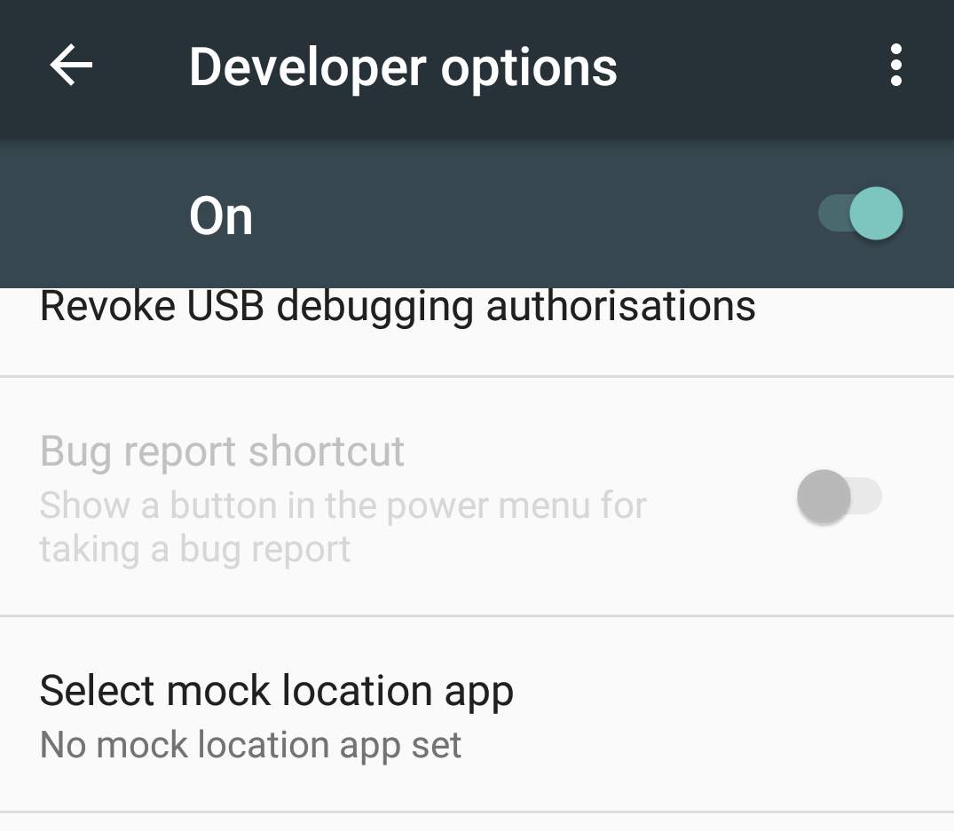 Android Mock Location Settings Android Mock Location Settings