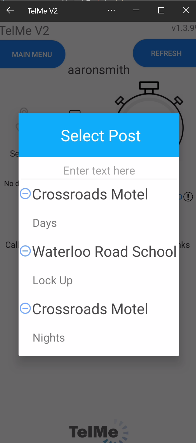 Location & Post List
